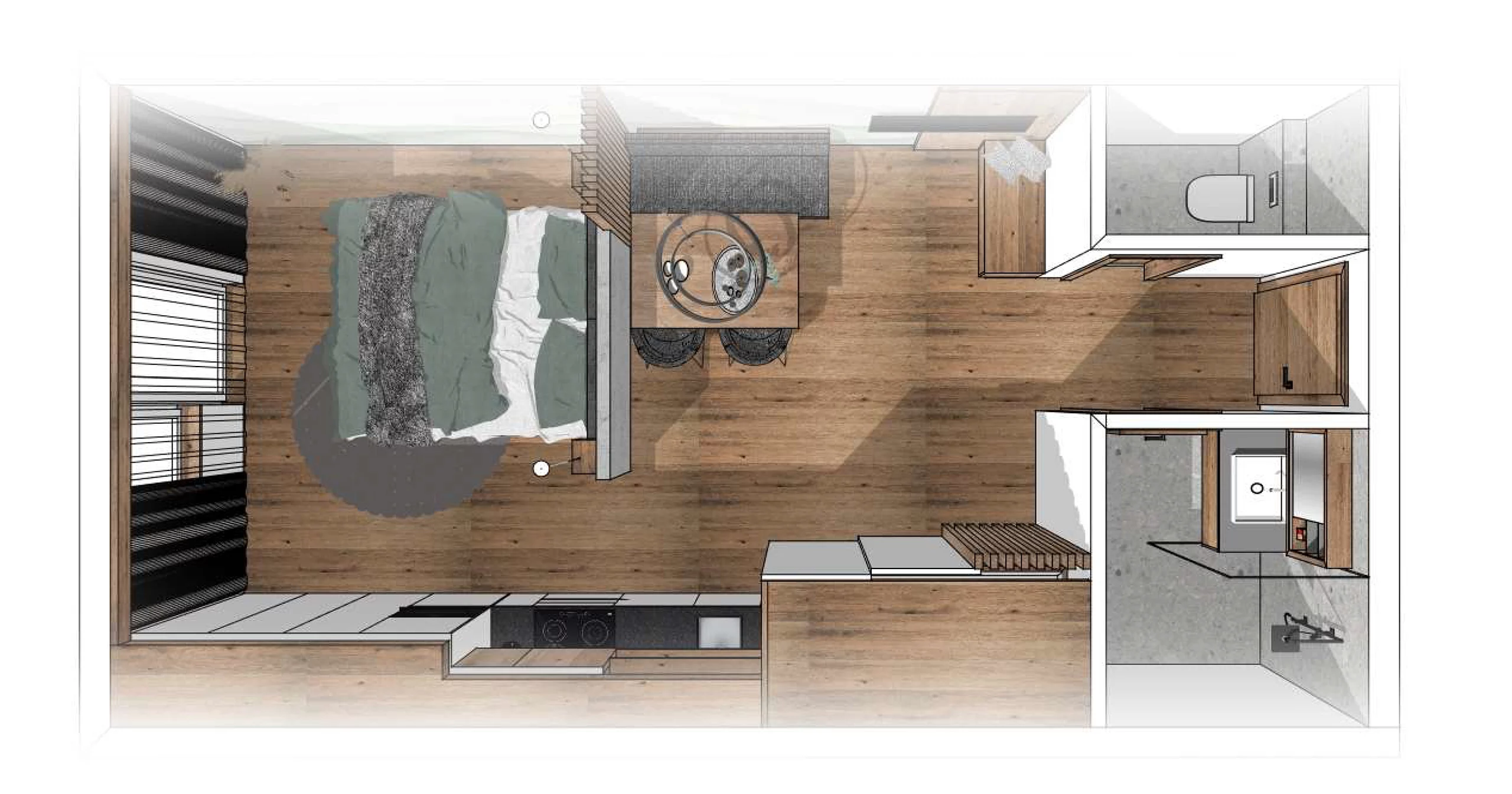 Hotelzimmer Luma Appartements